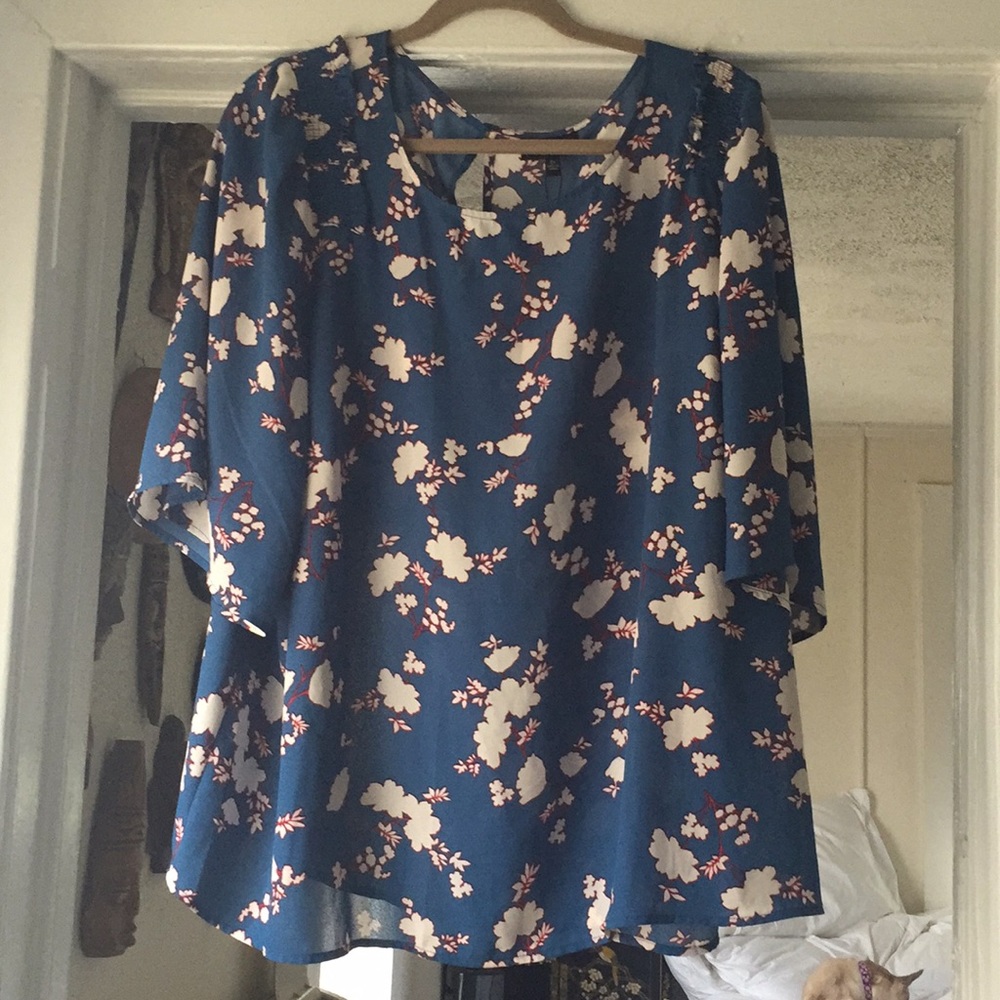 Bobeau Sheer Top NWT